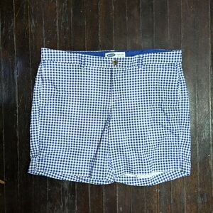 Old Navy Blue and White Gingham Everyday Shorts